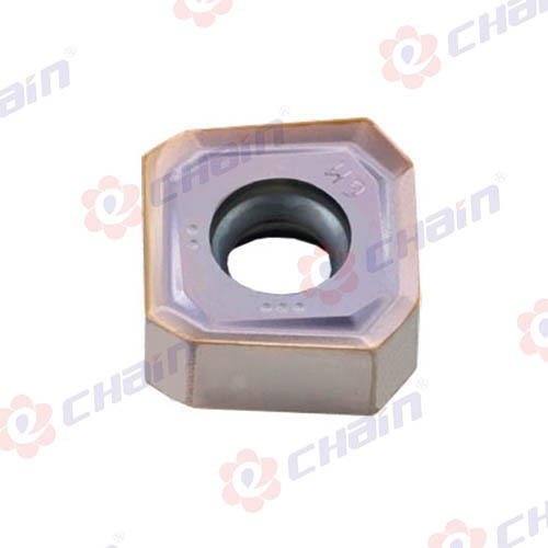 What are the typical coatings applied to milling inserts