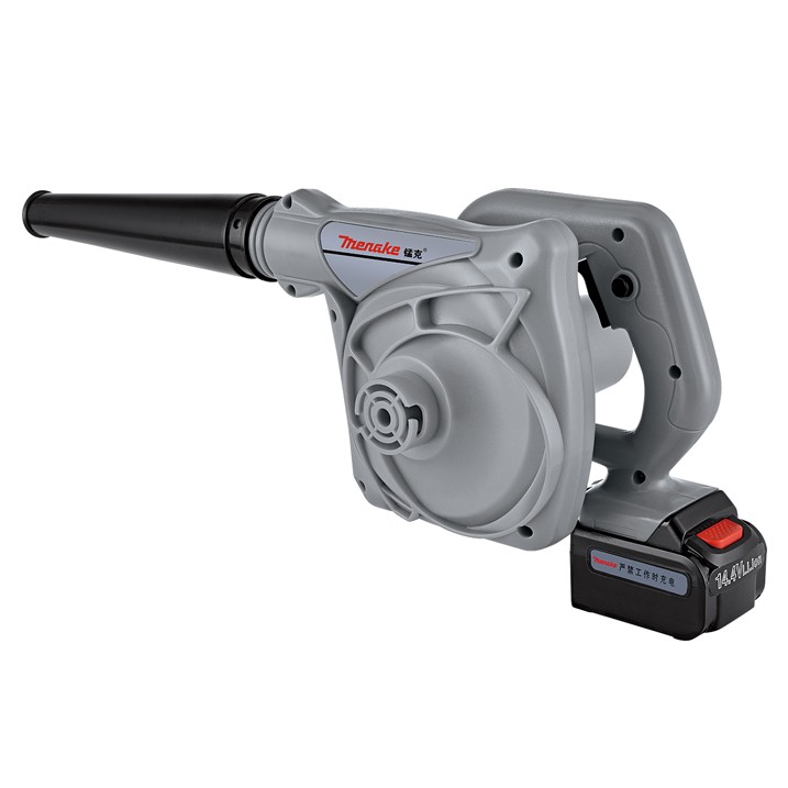 Are there any safety features built into cordless leaf blowers