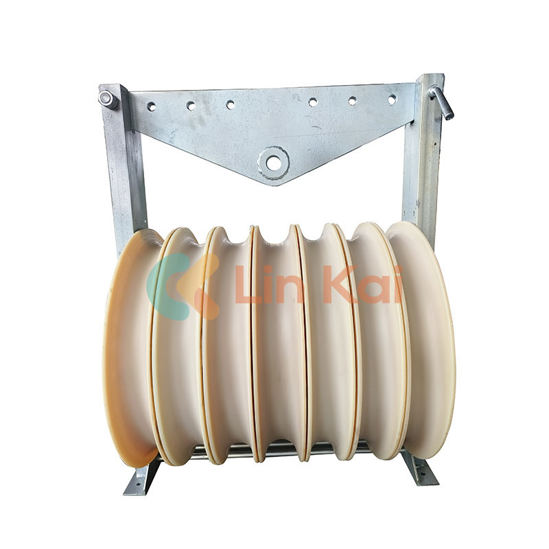 Synergy in Action: How Large Diameter Stringing Blocks Interact with Tensioning Equipment
