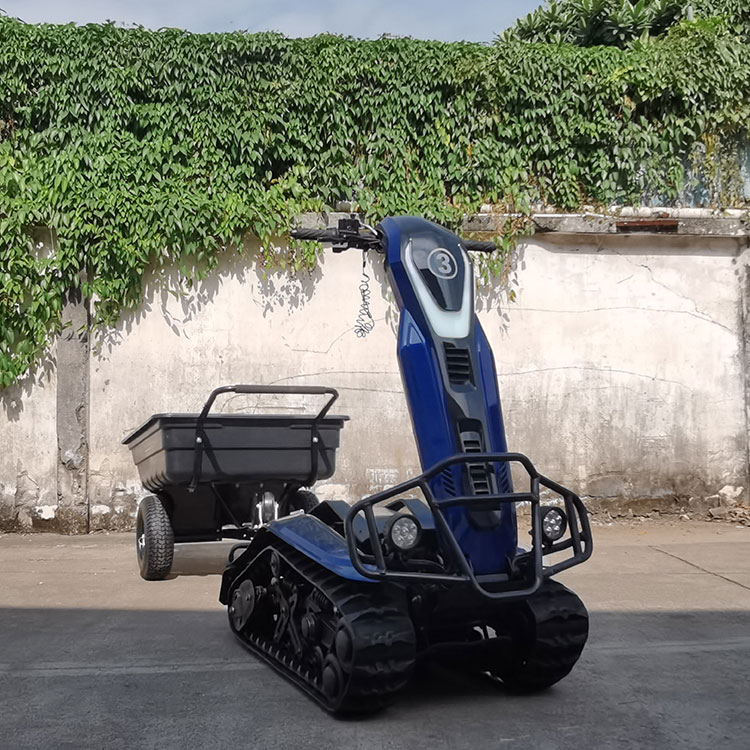 Enhancing Winter Operations with the Electric Utility Snowmobile-Standing